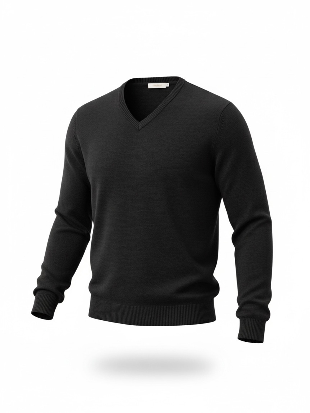 Club Room Men's Black V-Neck Pullover Sweater 100% Cashmere Mr. Smooth Operator
